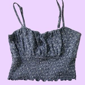 Hollister floral milkmaid cami top
